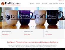 Tablet Screenshot of dafferns.com